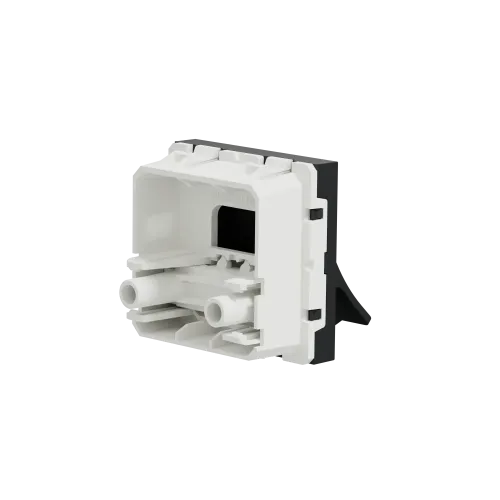 Вывод кабеля 16А, антрацит, 2 модуля, Unica New Schneider NU386254