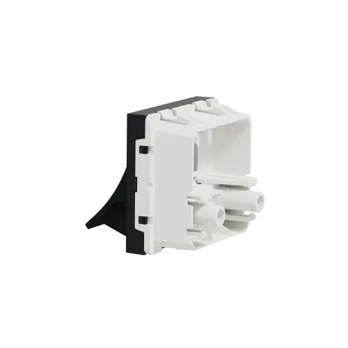 Вывод кабеля 16А, антрацит, 2 модуля, Unica New Schneider NU386254