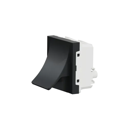 Вывод кабеля 16А, антрацит, 2 модуля, Unica New Schneider NU386254