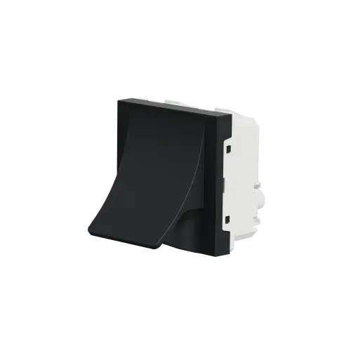 Вывод кабеля 16А, антрацит, 2 модуля, Unica New Schneider NU386254