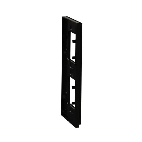 2 постовая рамка вертикальная Unica Pure каучук, Unica New Schneider NU6004V82