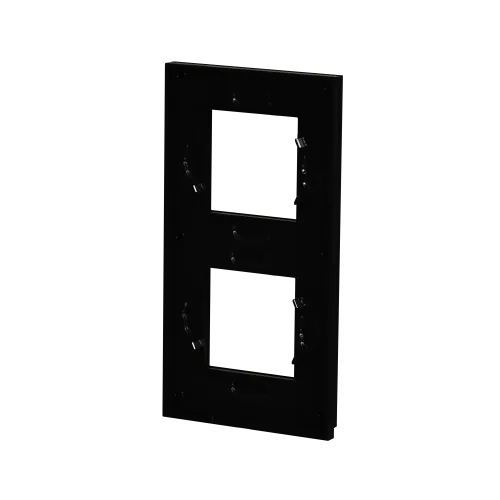 2 постовая рамка вертикальная Unica Pure каучук, Unica New Schneider NU6004V82