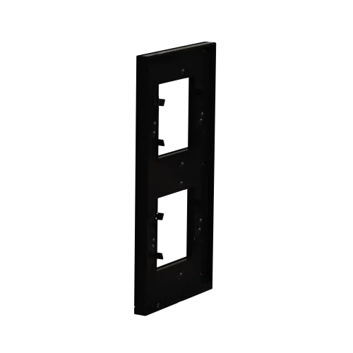2 постовая рамка вертикальная Unica Pure каучук, Unica New Schneider NU6004V82