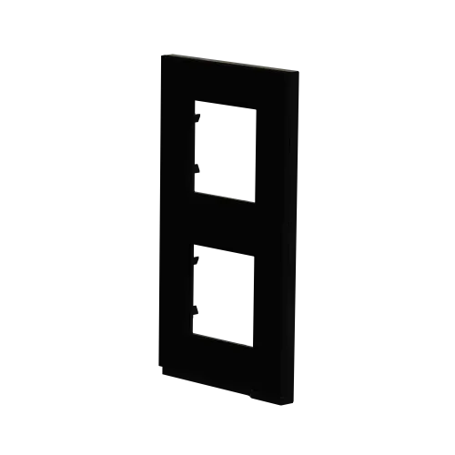 2 постовая рамка вертикальная Unica Pure каучук, Unica New Schneider NU6004V82
