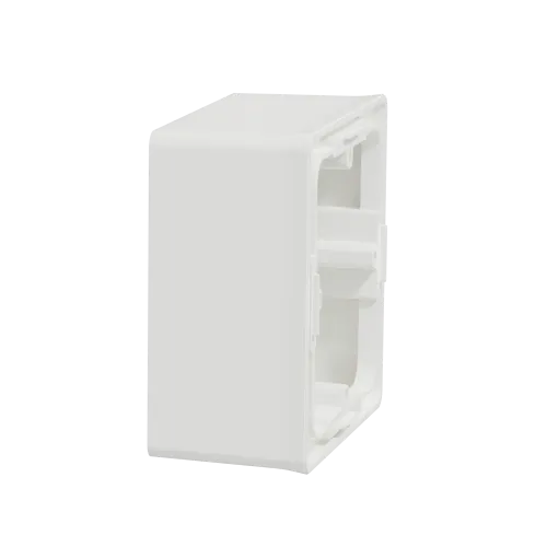 Коробка для открытой установки 1-пост Studio, белый, Unica New Schneider NU800218