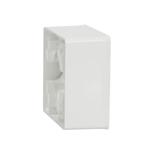 Коробка для открытой установки 1-пост Studio, белый, Unica New Schneider NU800218