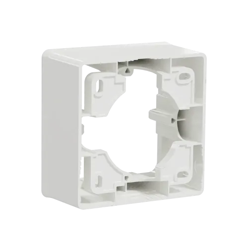 Коробка для открытой установки 1-пост Studio, белый, Unica New Schneider NU800218