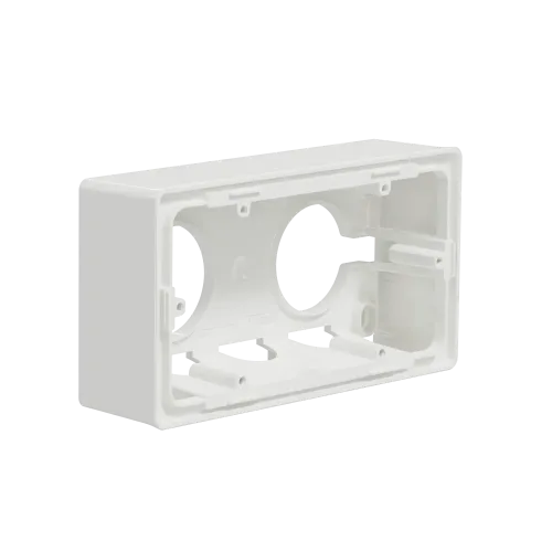 Коробка для открытой установки 2-поста, белый, Unica New Schneider NU800418