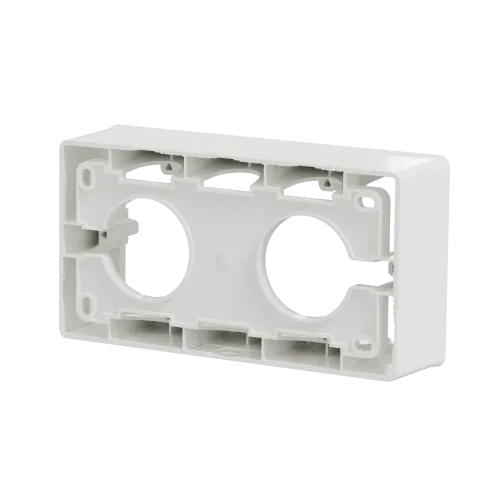 Коробка для открытой установки 2-поста, белый, Unica New Schneider NU800418