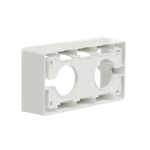 Коробка для открытой установки 2-поста, белый, Unica New Schneider NU800418