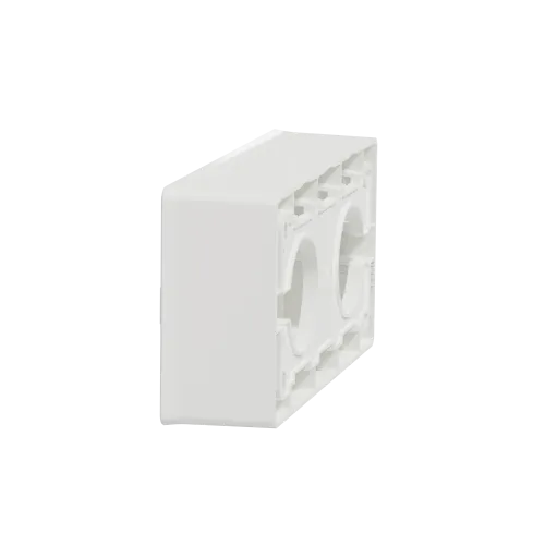 Коробка для открытой установки 2-поста, белый, Unica New Schneider NU800418
