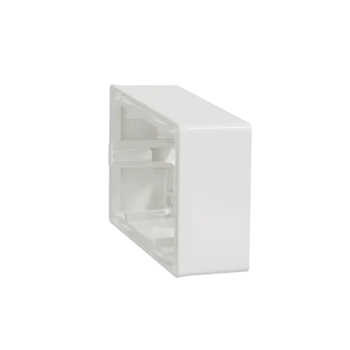 Коробка для открытой установки 2-поста, белый, Unica New Schneider NU800418