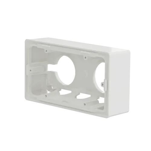 Коробка для открытой установки 2-поста, белый, Unica New Schneider NU800418