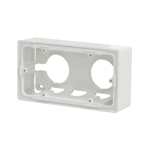 Коробка для открытой установки 2-поста, белый, Unica New Schneider NU800418