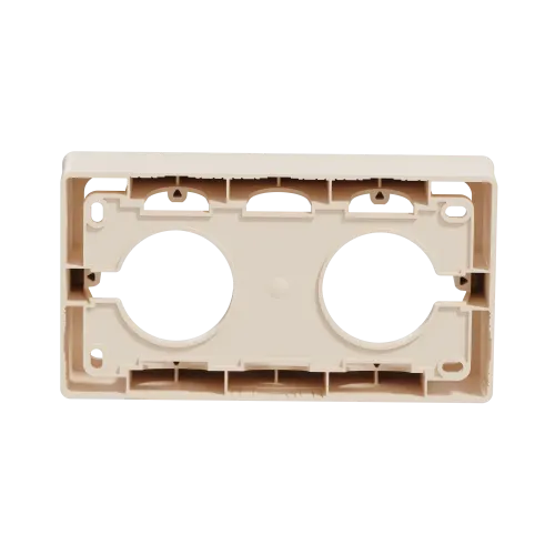 Коробка для открытой установки 2-поста, бежевый, Unica New Schneider NU800444
