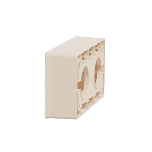 Коробка для открытой установки 2-поста, бежевый, Unica New Schneider NU800444