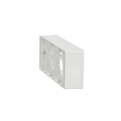 Коробка для открытой установки 3-поста, белый, Unica New Schneider NU800618
