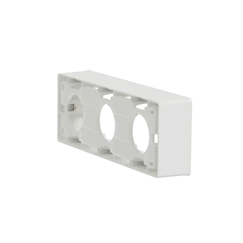 Коробка для открытой установки 3-поста, белый, Unica New Schneider NU800618
