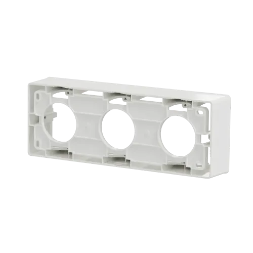 Коробка для открытой установки 3-поста, белый, Unica New Schneider NU800618