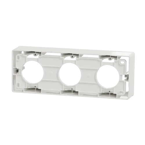 Коробка для открытой установки 3-поста, белый, Unica New Schneider NU800618