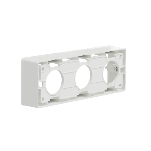 Коробка для открытой установки 3-поста, белый, Unica New Schneider NU800618