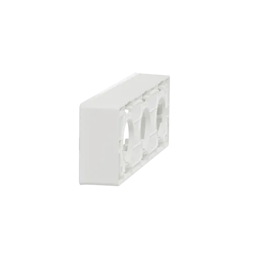 Коробка для открытой установки 3-поста, белый, Unica New Schneider NU800618
