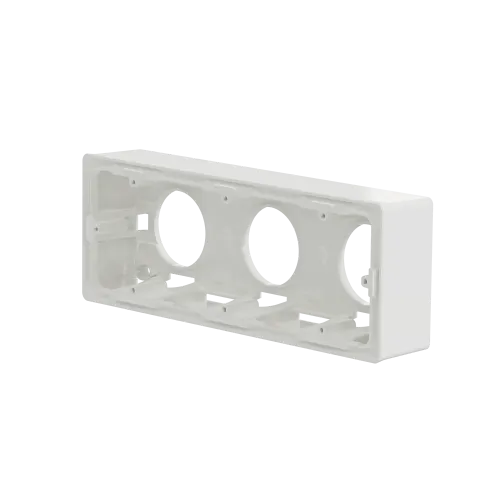 Коробка для открытой установки 3-поста, белый, Unica New Schneider NU800618