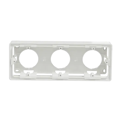 Коробка для открытой установки 3-поста, белый, Unica New Schneider NU800618