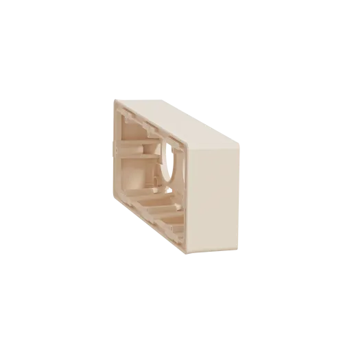 Коробка для открытой установки 3-поста, бежевый, Unica New Schneider NU800644