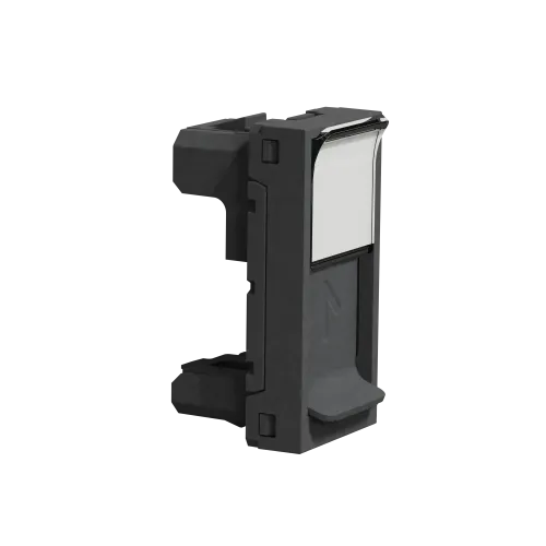 Накладка RJ45, антрацит, 1 модуль, Unica New Schneider NU941054