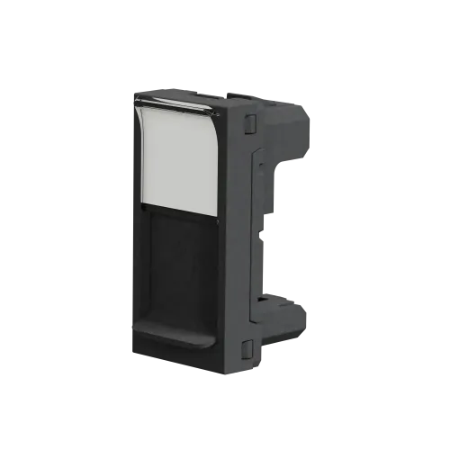 Накладка RJ45, антрацит, 1 модуль, Unica New Schneider NU941054