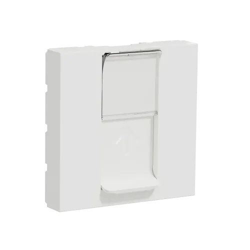 Накладка RJ45, белый, 2 модуля, Unica New Schneider NU941118