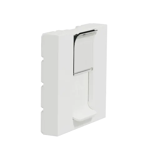 Накладка RJ45, белый, 2 модуля, Unica New Schneider NU941118