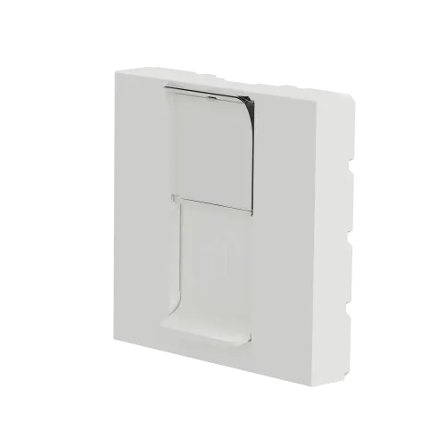 Накладка RJ45, белый, 2 модуля, Unica New Schneider NU941118