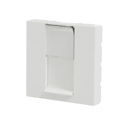 Накладка RJ45, белый, 2 модуля, Unica New Schneider NU941118