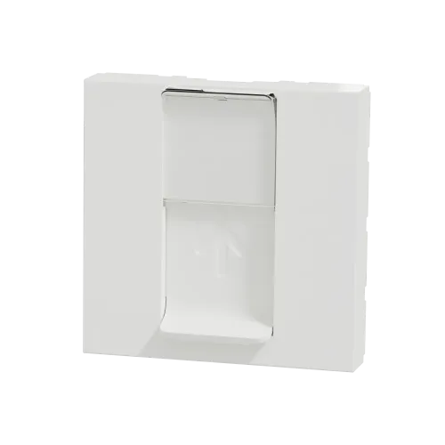 Накладка RJ45, белый, 2 модуля, Unica New Schneider NU941118