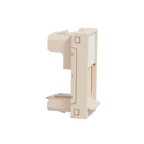 Центральная плата RJ45 Keystone / Systimax, бежевый, 1 модуль, Unica New Schneider NU946044