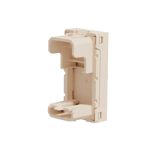 Центральная плата RJ45 Keystone / Systimax, бежевый, 1 модуль, Unica New Schneider NU946044