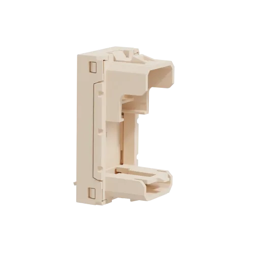 Центральная плата RJ45 Keystone / Systimax, бежевый, 1 модуль, Unica New Schneider NU946044