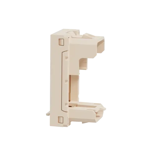 Центральная плата RJ45 Keystone / Systimax, бежевый, 1 модуль, Unica New Schneider NU946044