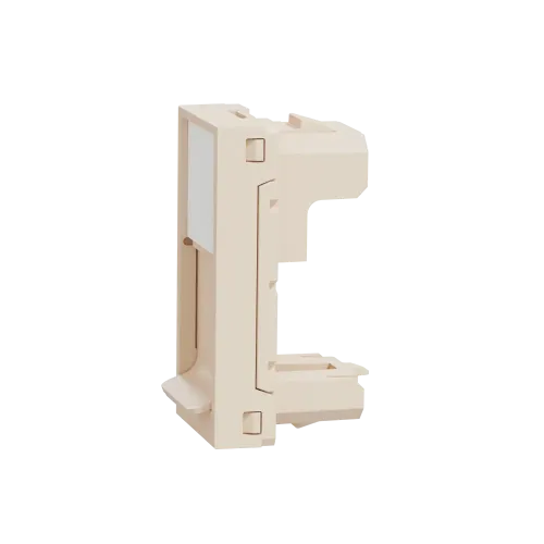 Центральная плата RJ45 Keystone / Systimax, бежевый, 1 модуль, Unica New Schneider NU946044