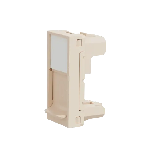 Центральная плата RJ45 Keystone / Systimax, бежевый, 1 модуль, Unica New Schneider NU946044