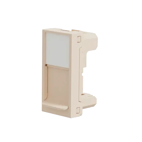Центральная плата RJ45 Keystone / Systimax, бежевый, 1 модуль, Unica New Schneider NU946044