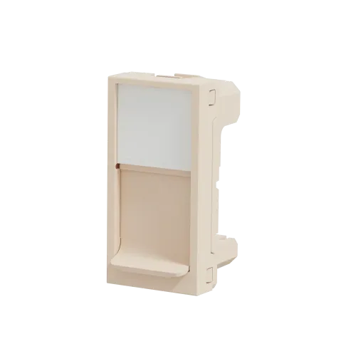 Центральная плата RJ45 Keystone / Systimax, бежевый, 1 модуль, Unica New Schneider NU946044