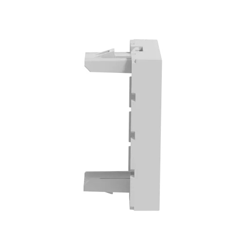 Заглушка 45х45 , алюминий, 2 модуля, Unica New Schneider NU986630
