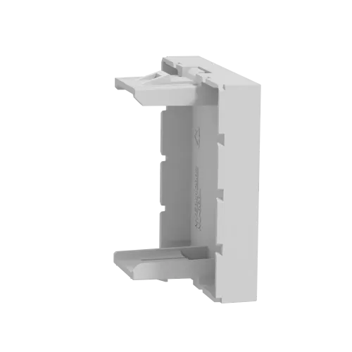 Заглушка 45х45 , алюминий, 2 модуля, Unica New Schneider NU986630