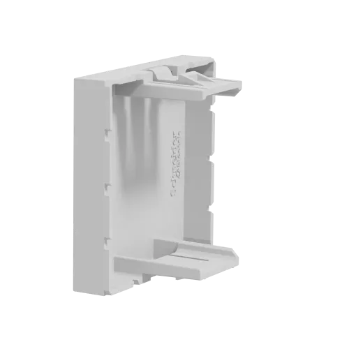 Заглушка 45х45 , алюминий, 2 модуля, Unica New Schneider NU986630