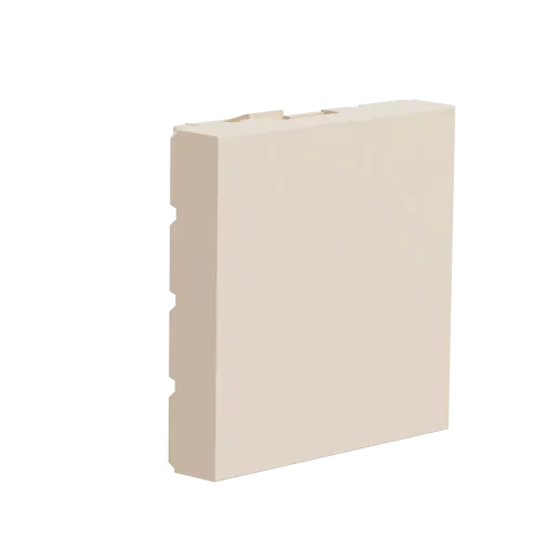 Заглушка 45х45 , бежевый, 2 модуля, Unica New Schneider NU986644