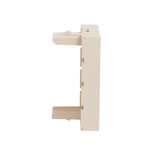 Заглушка 45х45 , бежевый, 2 модуля, Unica New Schneider NU986644