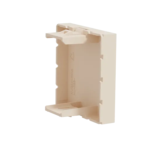 Заглушка 45х45 , бежевый, 2 модуля, Unica New Schneider NU986644
